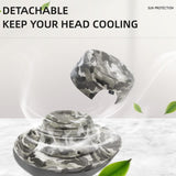 ROCKBROS ROCKBROS Kapelusz Przeciwsłoneczny, Ochrona przed Promieniowaniem UV, Składany, Outdoorowy Kapelusz na Wędrówki, Kapelusz Wędkarski, Kapelusz Ogrodowy, Kapelusz Moro, Damski Męski Czapki