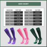 ROCKBROS ROCKBROS Pończochy Uciskowe Skarpety Sportowe, dla Kobiet i Mężczyzn, Zielone, Rozmiar S, do Biegania， Gra w Piłkę Nożną, Jazdy na rowerze, Turystyki Piesza itd. Skarpetka